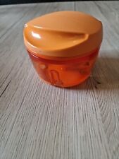TUPPERWARE D129 HAPPY-CHEF ORANGE ZWIEBELSCHNEIDER ZERHACKER
