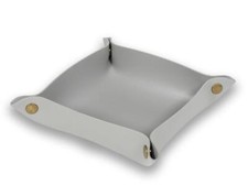 Lederschale, Tablett aus