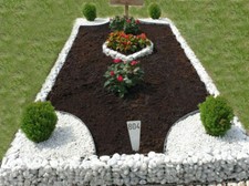  100 x 80 x10 cm GRABUMRANDUNG GRABSCHALE GRABEINFASSUNG URNENGRAB EINFASSUNG