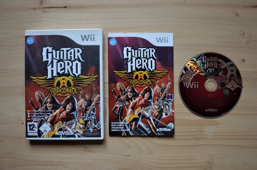 Wii guitar hero aerosmith - guitar, hero: