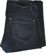 Pepe London  Jeans  Tooting  W31 L32  Blau  Vintage  Stretch  Used Look