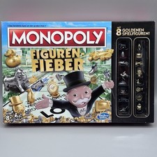 Hasbro - Monopoly - Figuren Fieber - 8 Goldene Spielfiguren - Gesellschaftsspiel
