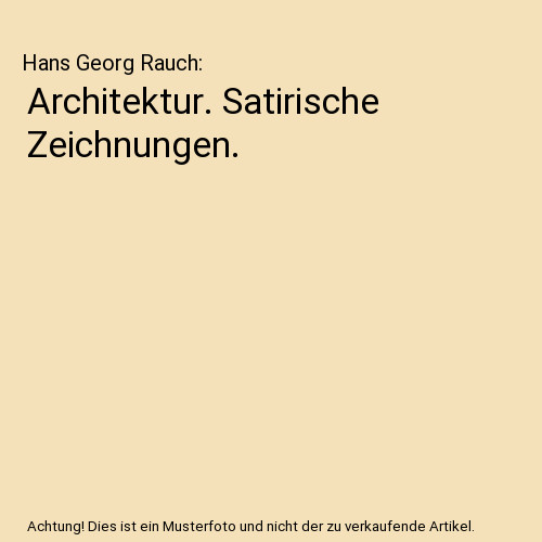 Architektur satirische - architektur.,