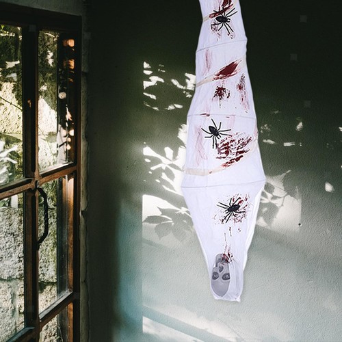Halloween hanging skull head - halloween,