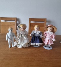 Konvolut 4 Porzelan Puppen