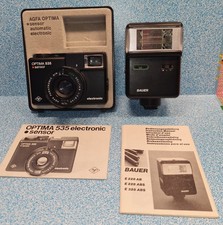 Agfa Optima 535 Sensor Kamera und Bauer E328 ABS Blitzgerät gebraucht