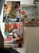 3x aktuelle Wohnen Zeitschriften Living at Home ZUHAUS Schöner Wohnen Neu