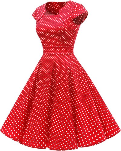 Damen kleid 1950er jahre - kleid,,