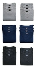 3er Set Herren T Shirts  Basic 1323 auch Übergrößen
