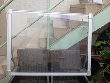 SCHARTEC Aluminium Vordach als Haustürvordach 1.20m x 0.90m