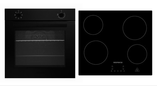 Backofen herd matt schwarz - herd,