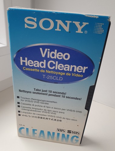 Sony video head cleaner - sony,