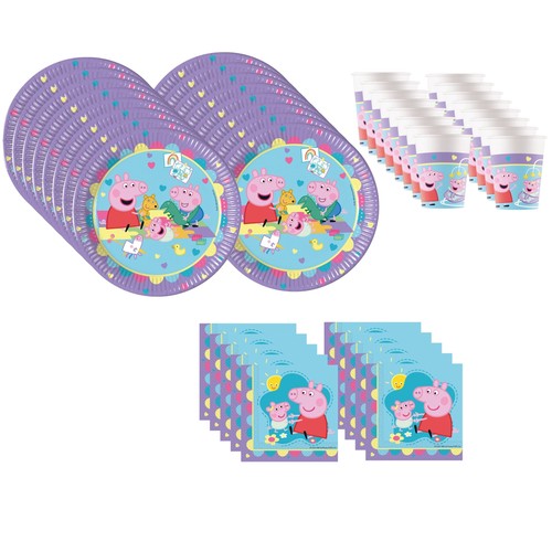 Peppa wutz pig partydeko - pig, set