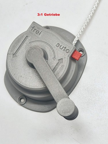 Kurbel mit getriebe und - kurbel,