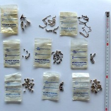 +++ Broschen- div Kleinteile, ca. 60 Teile, Silber / Goldschmiede-Bedarf  +++