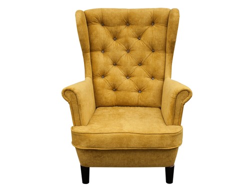 Ohrensessel sessel giallo - ohrensessel,