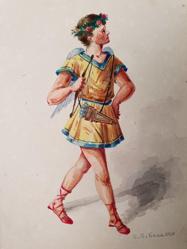Zeichnung aquarell theater - zeichnung,
