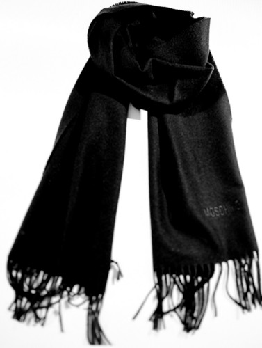 Moschino skarf schal - moschino, schwarz