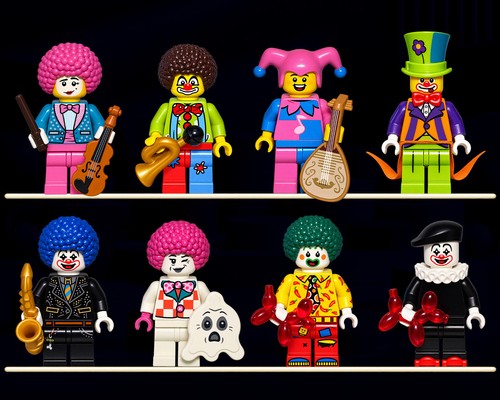 Lego figuren clown - clown, party