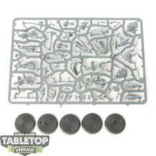 Disciples of Tzeentch - 5x Warcry: The Jade Obelisk - im Gussrahmen