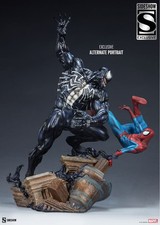Limited Edition 1500 Sideshow Marvel Comics Maquette Venom vs Spider-Man Statue
