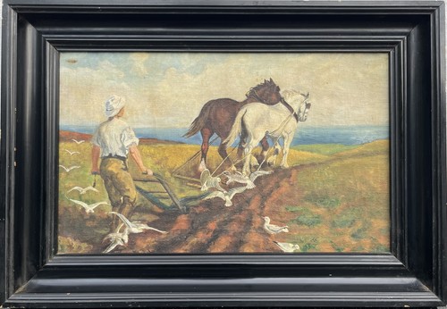 Impressionist ein bauer - bauer, am