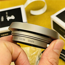 Light lens lab Lens Hood E39 UV Filter Copper Material Leica 12504 M35/2 M35/1.4