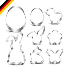 Ausstecher Ostern, 8 Stück