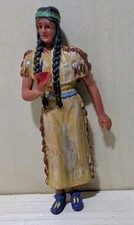Hausser Elastolin Indianerin Nscho-tschi  Karl May 7cm Figur