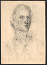 Künstler-AK Willrich, Bildnis