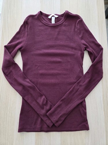 Basic langarmshirt xs - h&m,