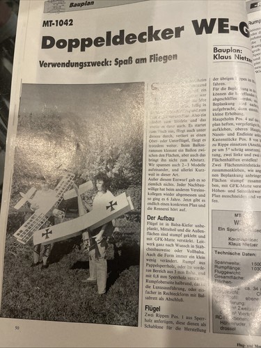 Bauplan für motor flugzeug - bauplan,