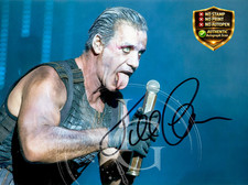 Till lindemann autograph - lindemann,