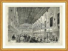Grand State Banquet St. George Hall Windsor Castle Holzstich The Empire 0072