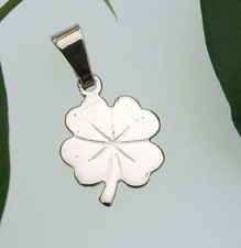 Anhänger Kleeblatt poliert