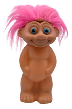 Troll Figur mit pinken Haaren