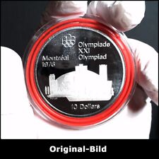 Kanada $ 10-Sammlermünze 1973 „Montréal Skyline“ [Silber 925, PP)