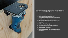 Tischbefestigung / Halter für Bosch Kantenfräse GKF 12V-8