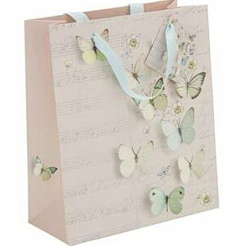 Geschenktüte schmetterlinge - geschenktüte, "schmetterlinge"