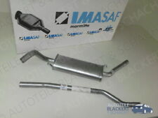 IMASAF Auspuffset Mitteltopf + Endrohr für Audi 80 1.6 55KW (81,85,B2) 1978-1984