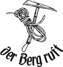 Auto aufkleber der berg ruft - auto-aufkleber,