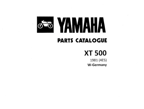 Yamaha 500 parts - -,