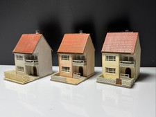 Spur H0/TT DDR AUHAGEN 3x Siedlungs- /Vorstadthaus Pappe Gebäude Piko Modellbahn