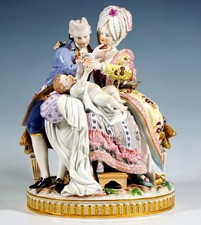 MEISSEN FIGURE GROUP THE HAPPY
