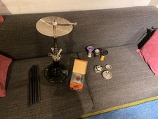 Shisha Set Komplett 4- Anschluss | Viele Teile | Edelstahl | 