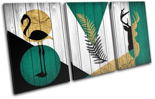 Modern geometric emerald gold - modern,