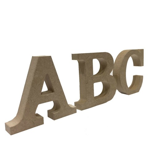 Mdf holz buchstaben hoch - mdf,