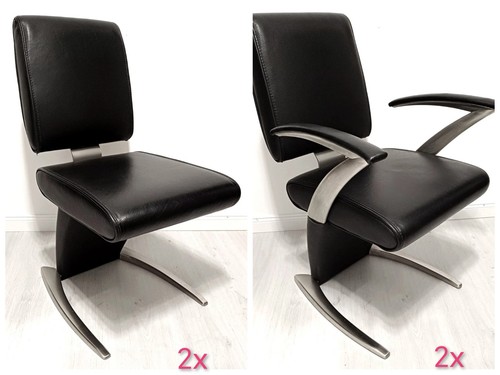 Ledersessel 2x stühle - ledersessel,