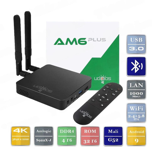 Ugoos am6b plus android box - tv,