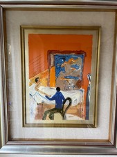 Farbdruck Arzt und Patient von Salvador Dali „L Aventure medicale“